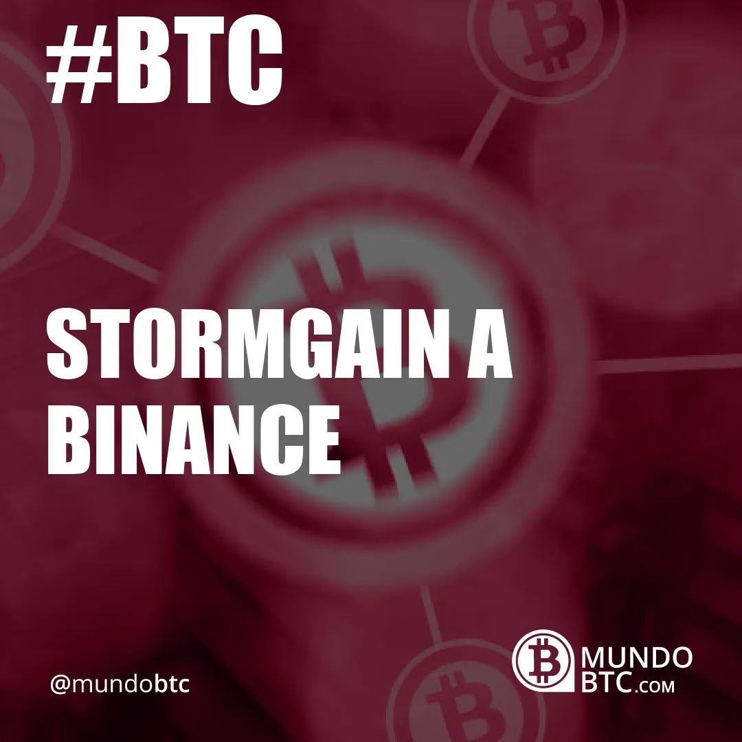 stormgain a binance