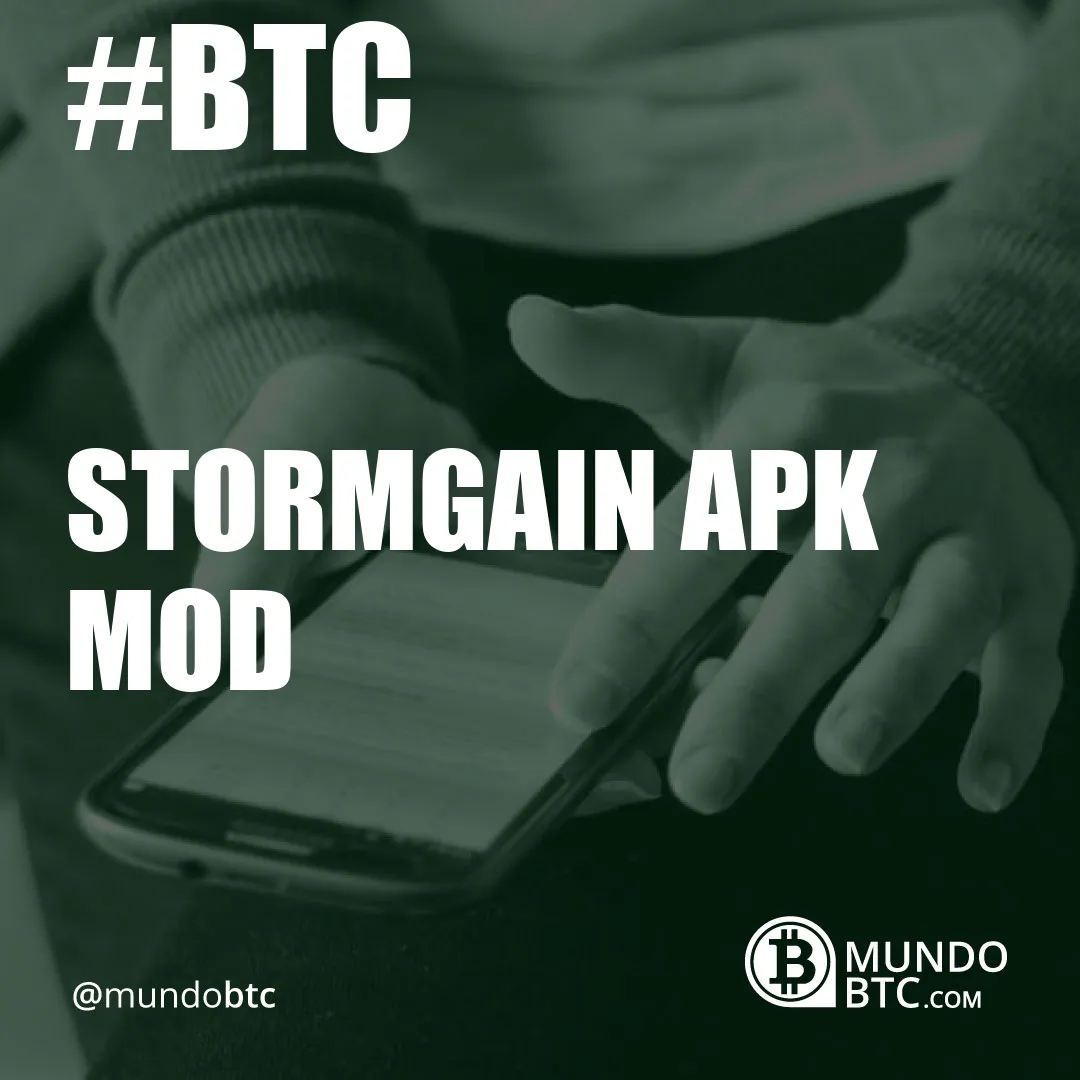 stormgain apk mod