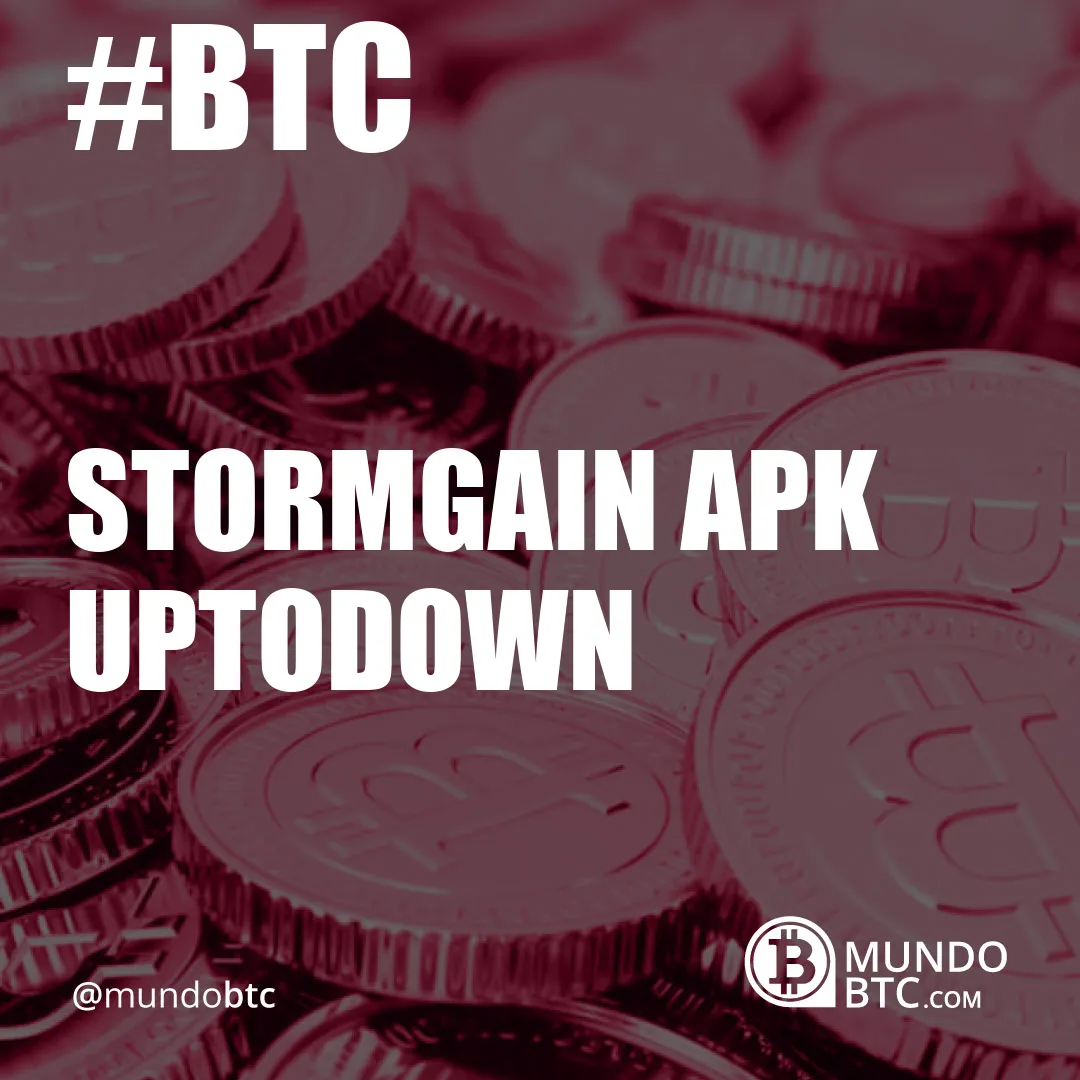 Stormgain Apk Uptodown