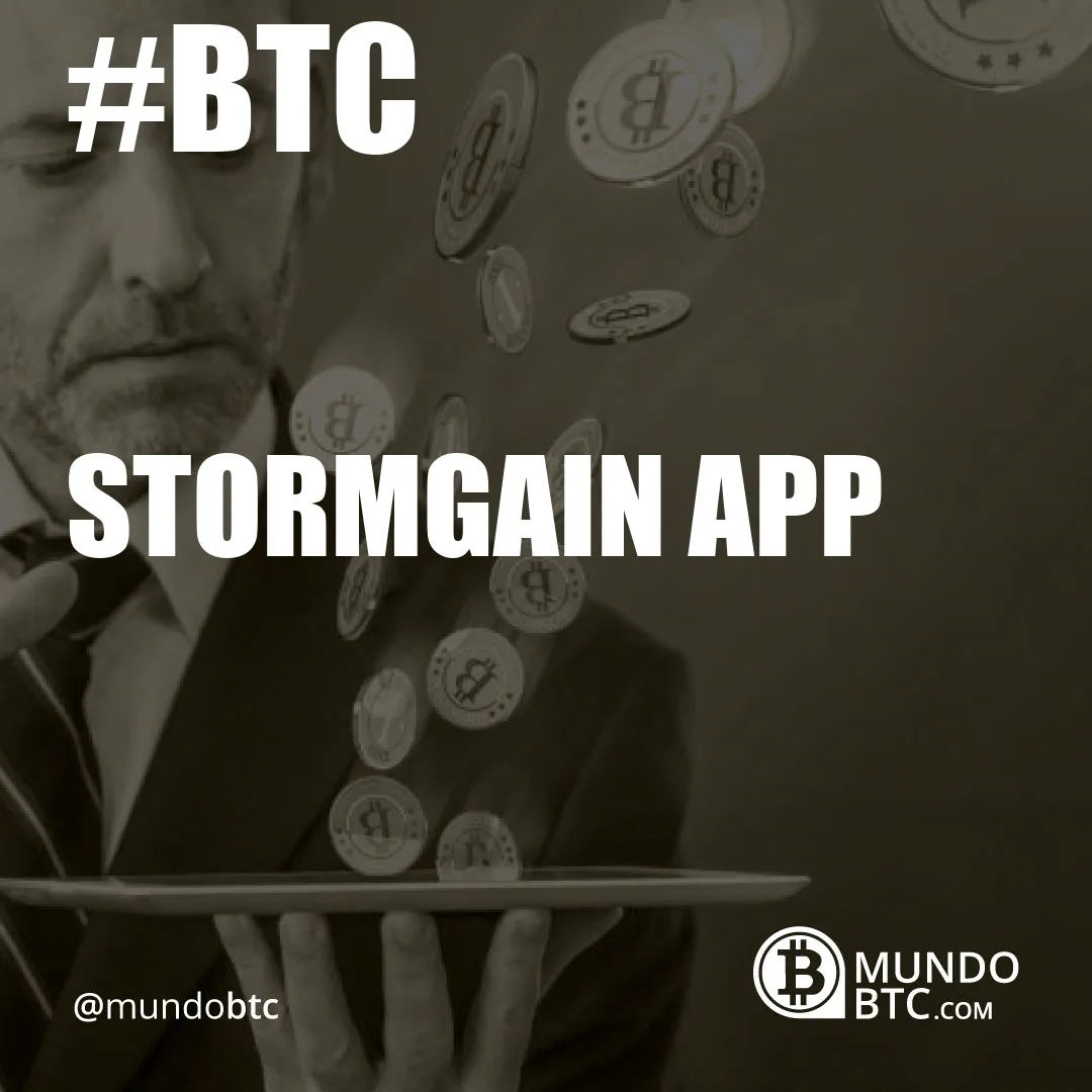 Stormgain App