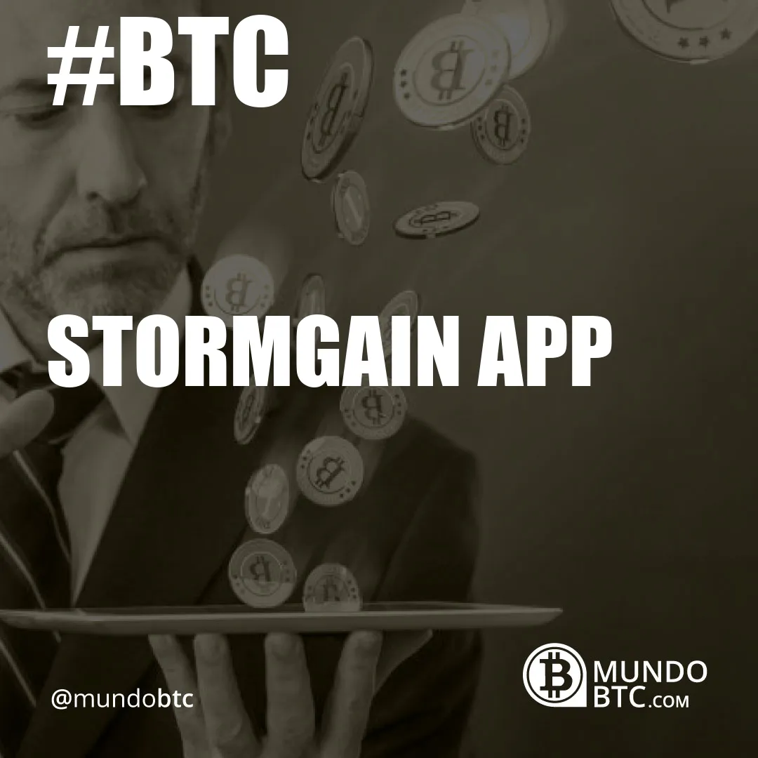 stormgain app