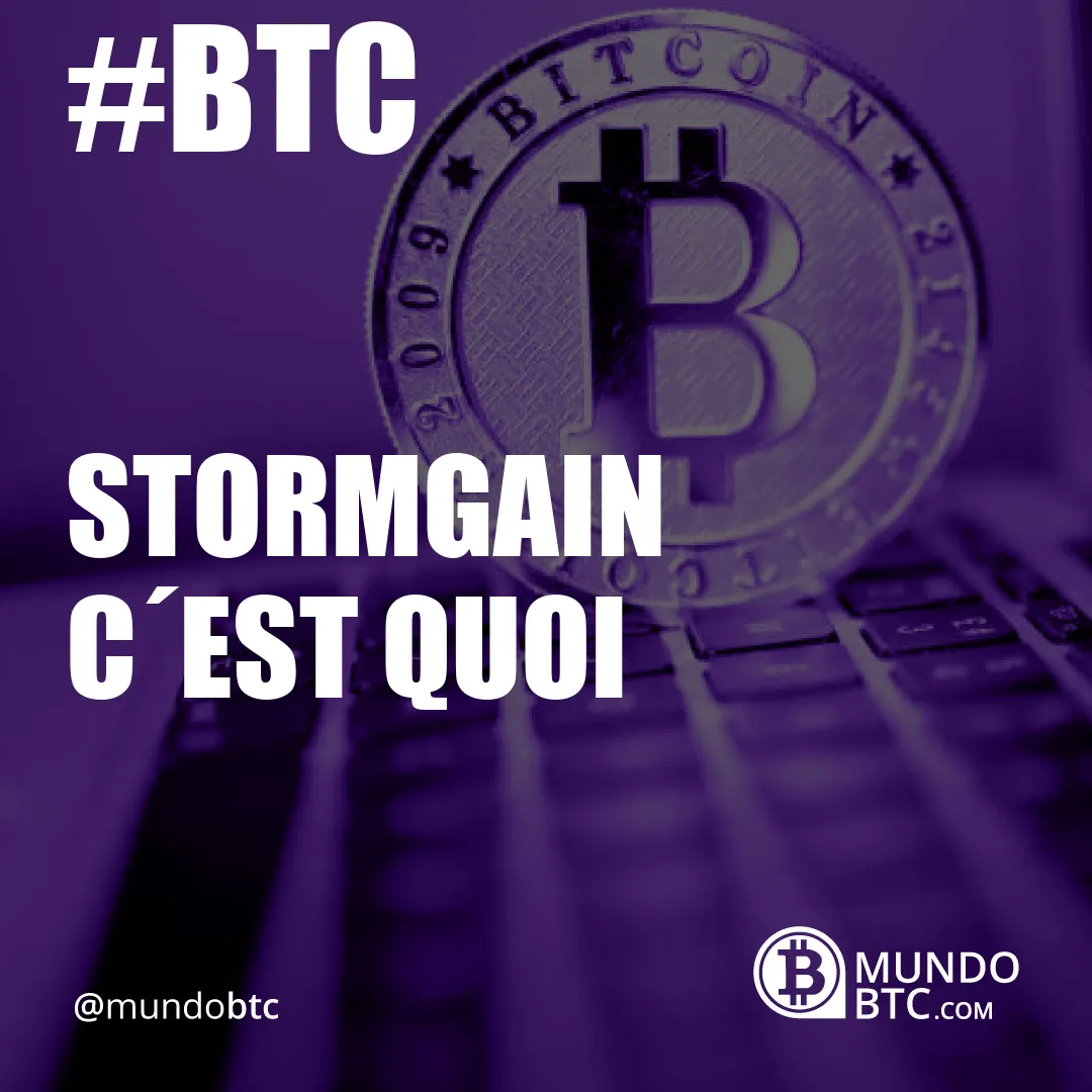 stormgain c´est quoi