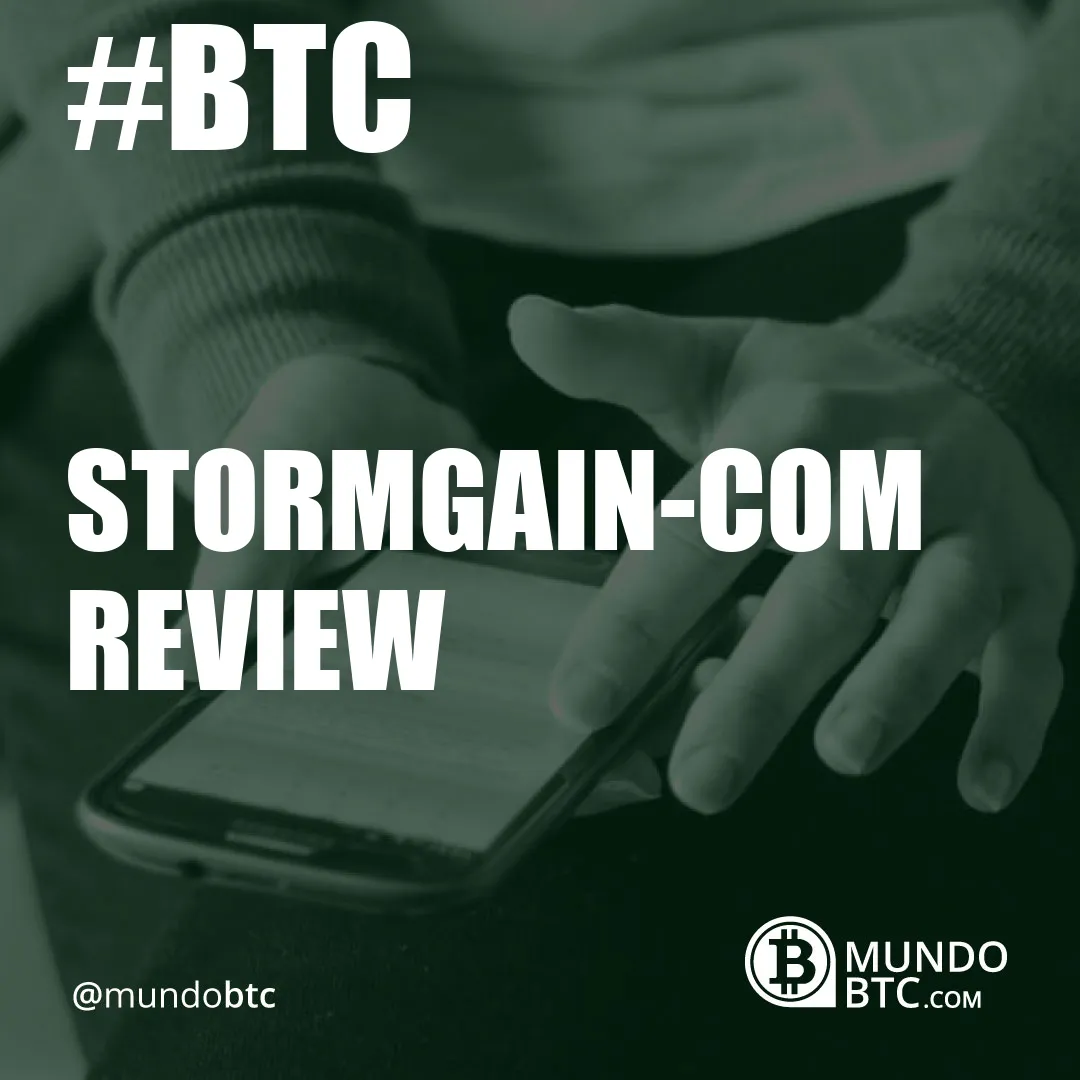 Stormgain.com Review