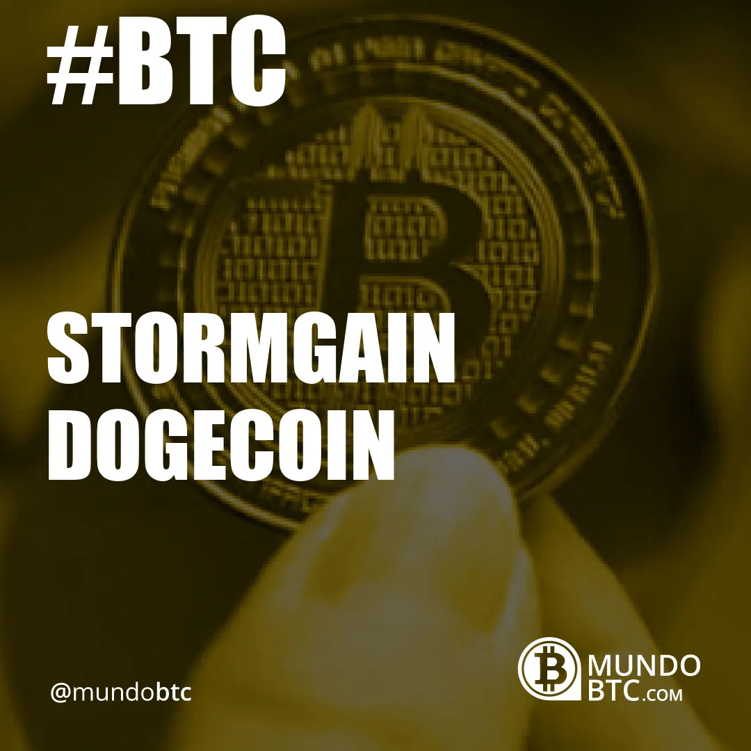 Stormgain Dogecoin