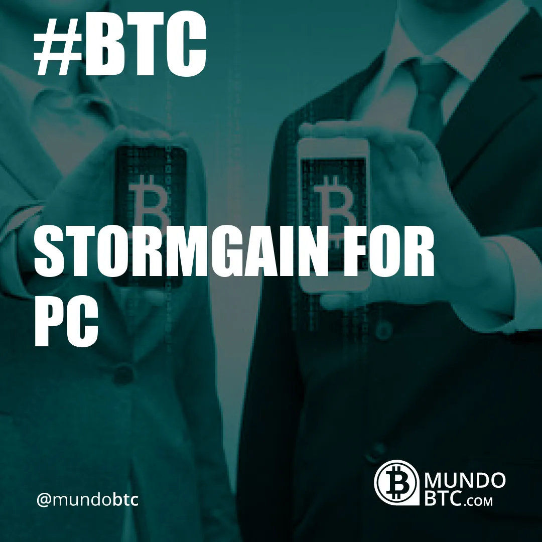 Stormgain For Pc