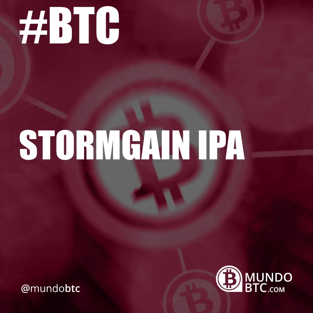 Stormgain Ipa