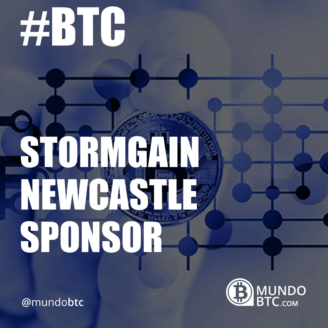 Stormgain Newcastle Sponsor