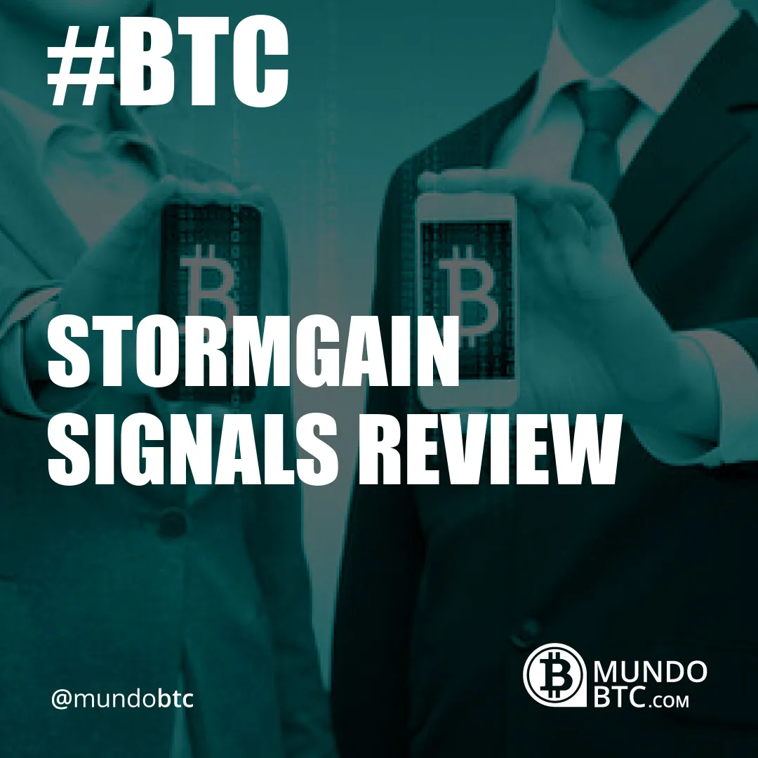 Stormgain Signals Review