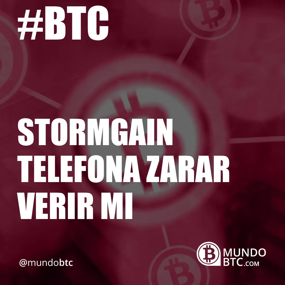 stormgain telefona zarar verir mi