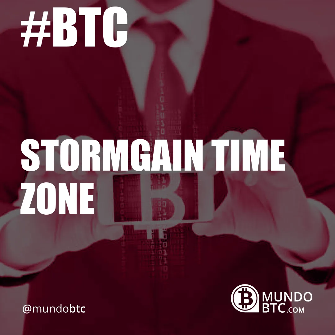 stormgain time zone