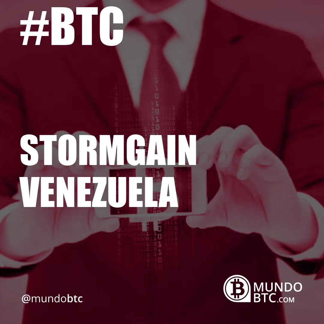 Stormgain Venezuela