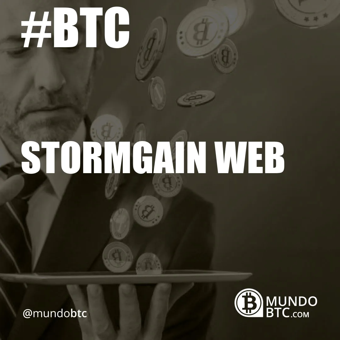 Stormgain Web