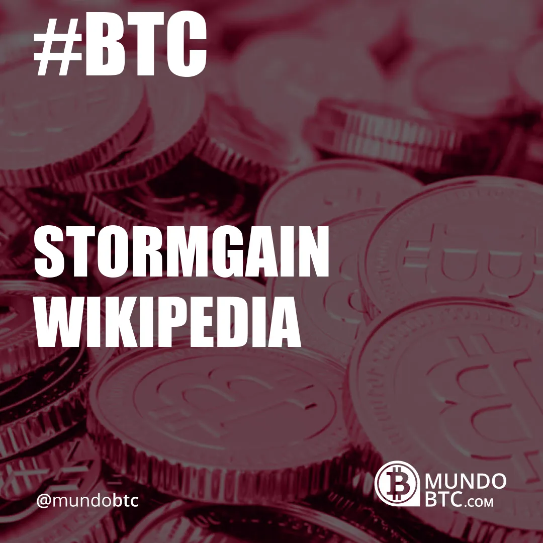 Stormgain Wikipedia