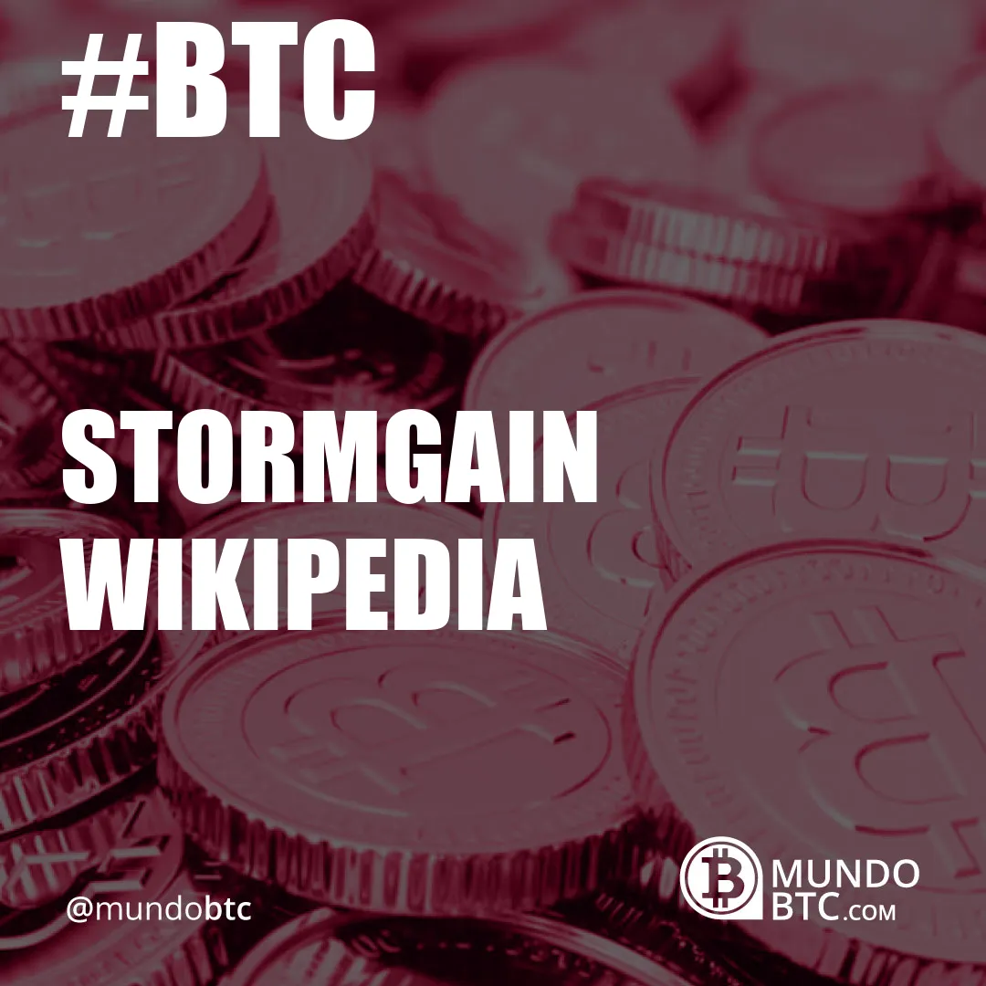 stormgain wikipedia