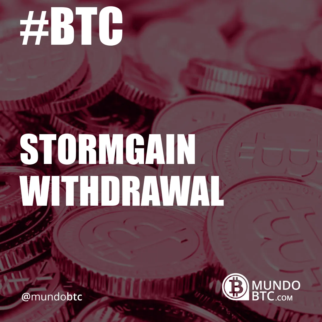 stormgain withdrawal