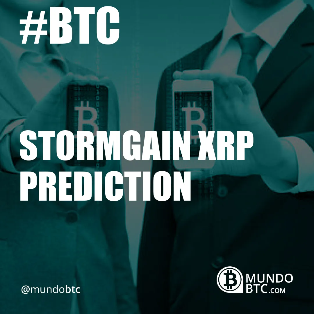 stormgain xrp prediction