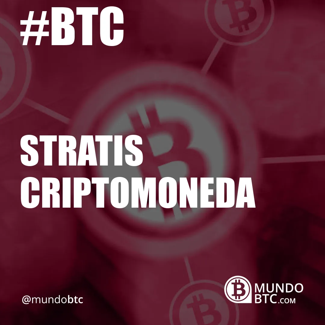 stratis criptomoneda