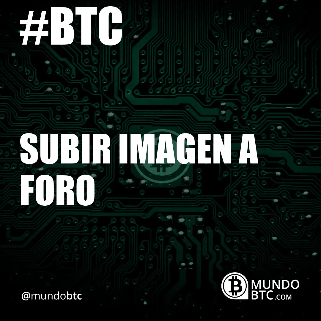 Subir Imagen a Foro