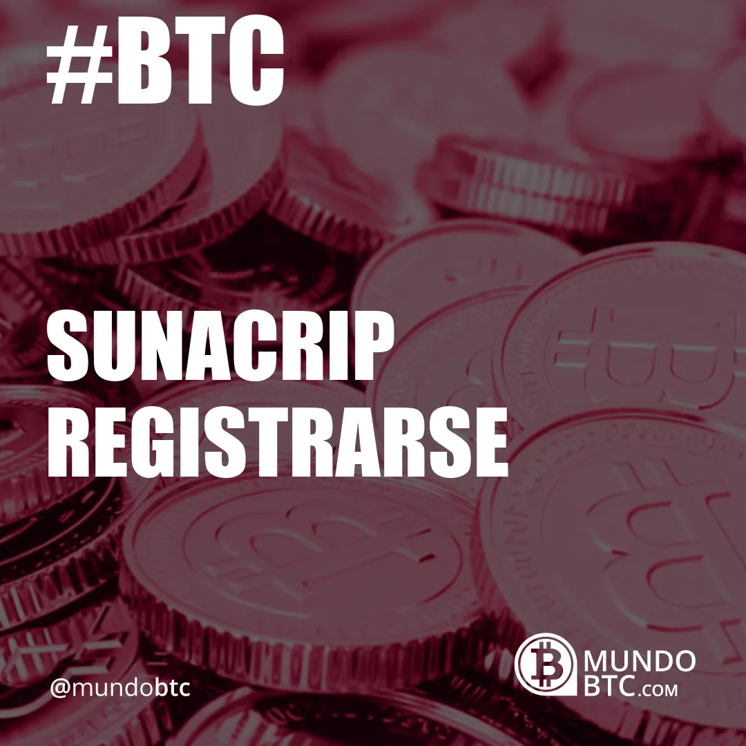 Sunacrip Registrarse