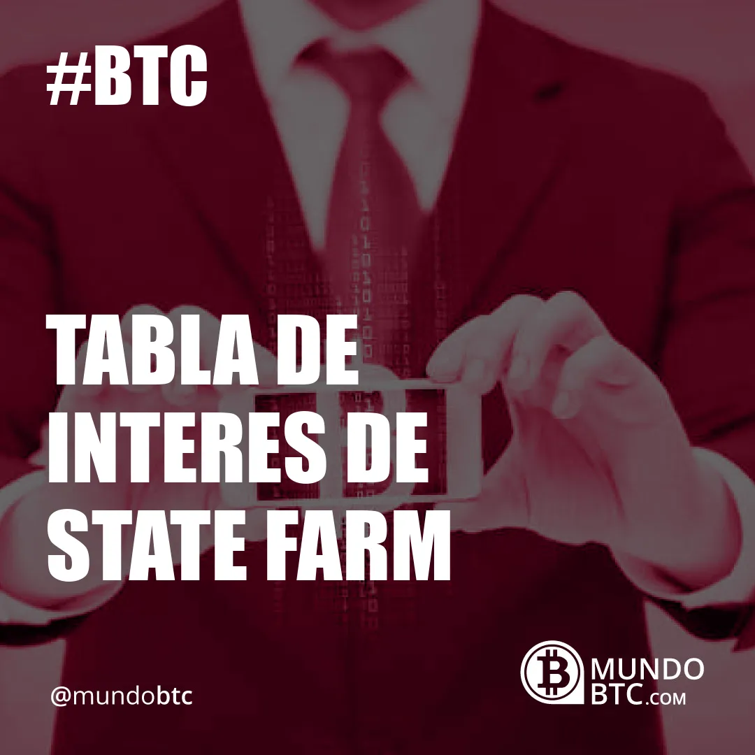 Tabla de Interes de State Farm