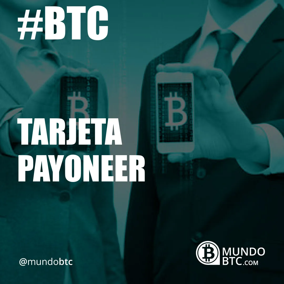 Tarjeta Payoneer