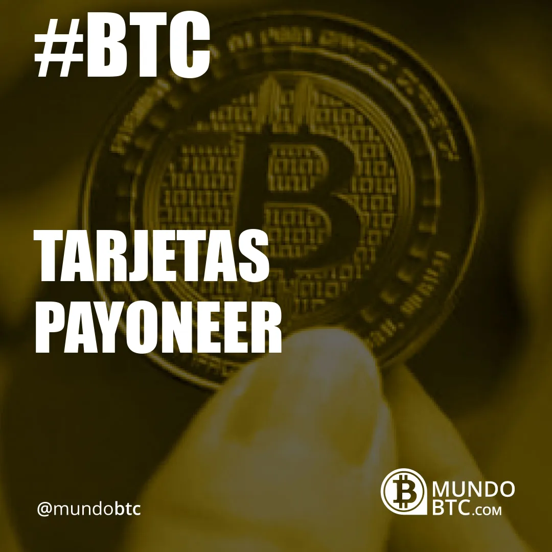 Tarjetas Payoneer