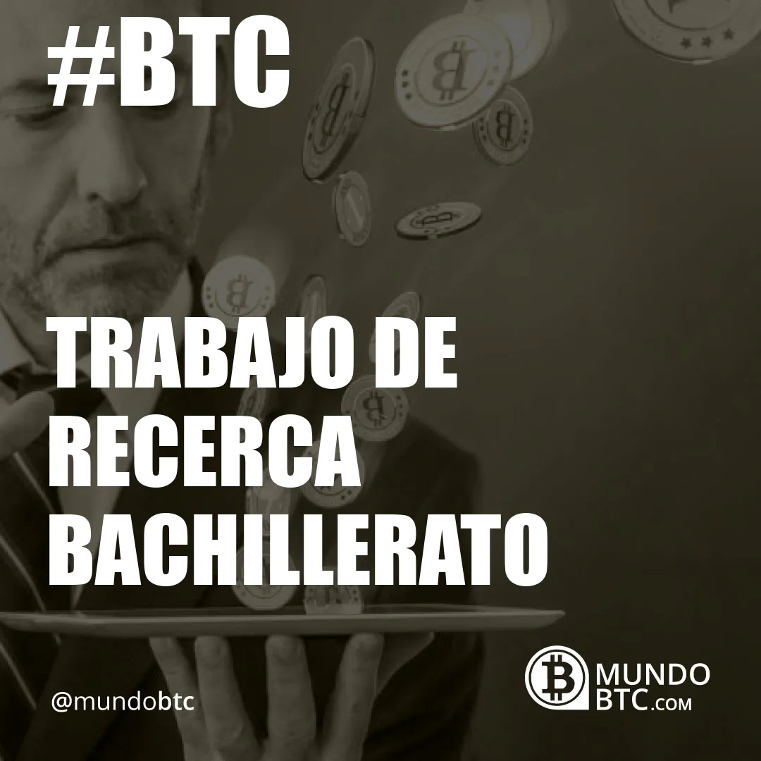 trabajo de recerca bachillerato