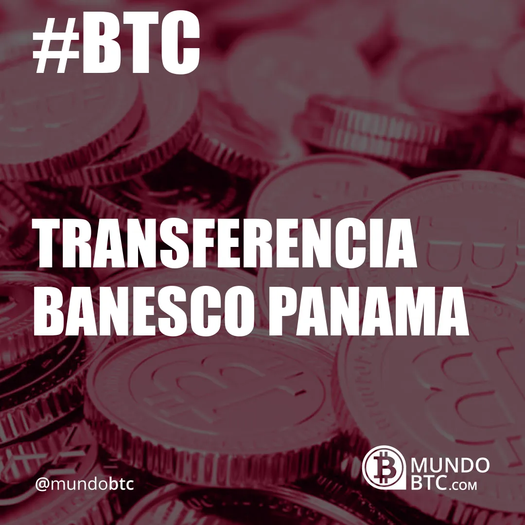 transferencia banesco panama