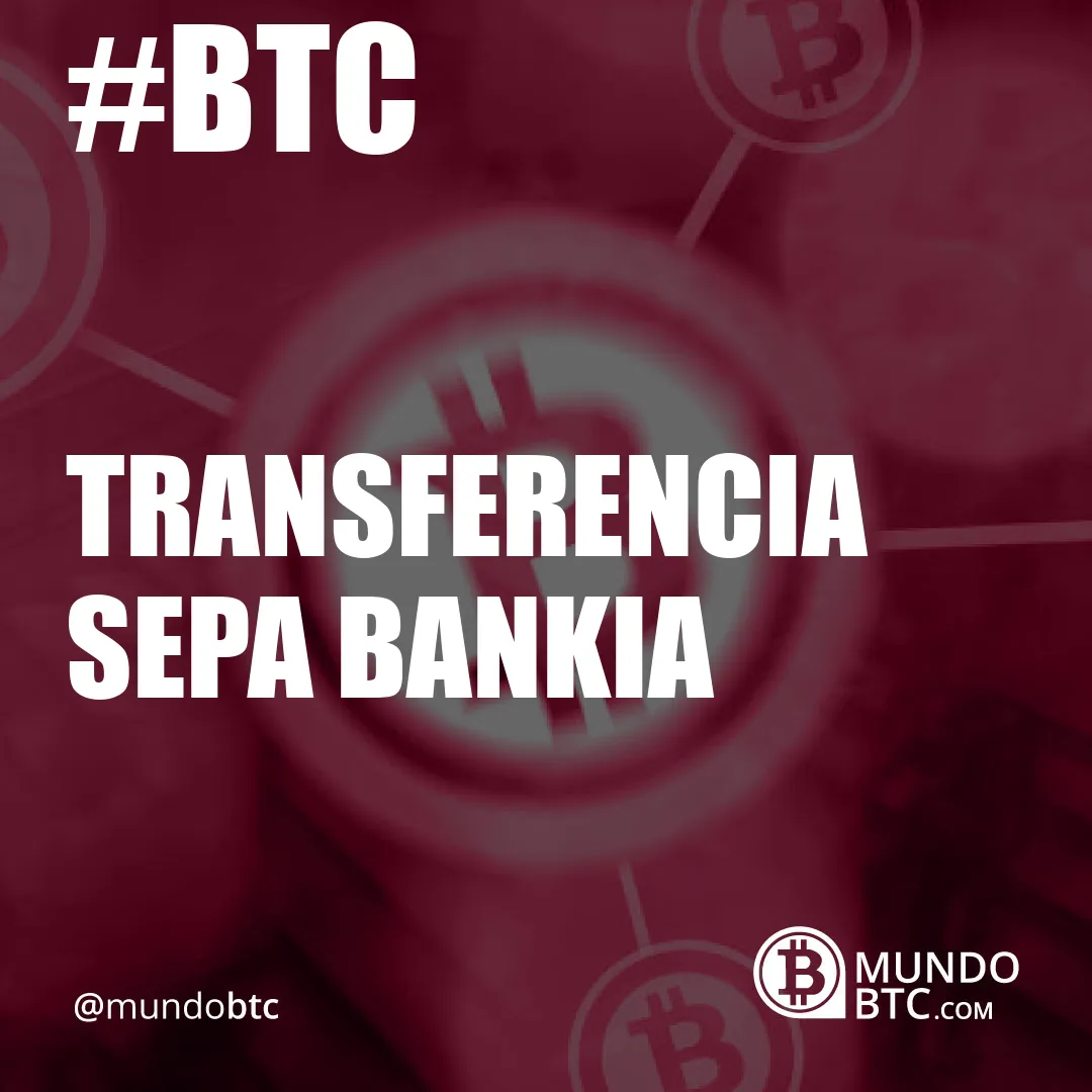 transferencia sepa bankia