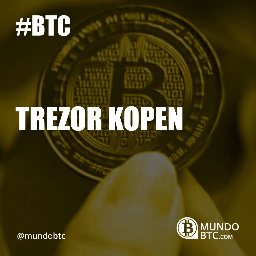 Trezor Kopen