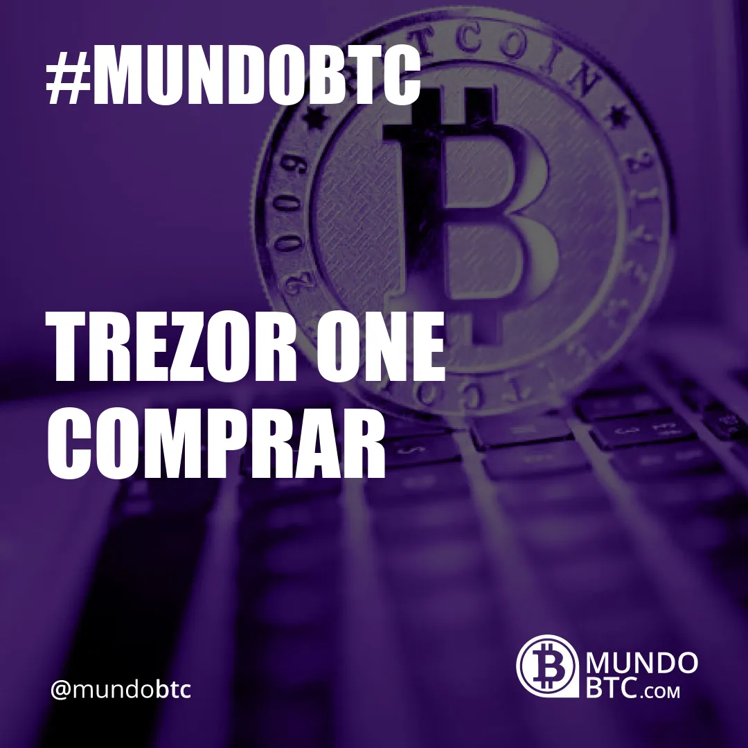 Trezor One Comprar