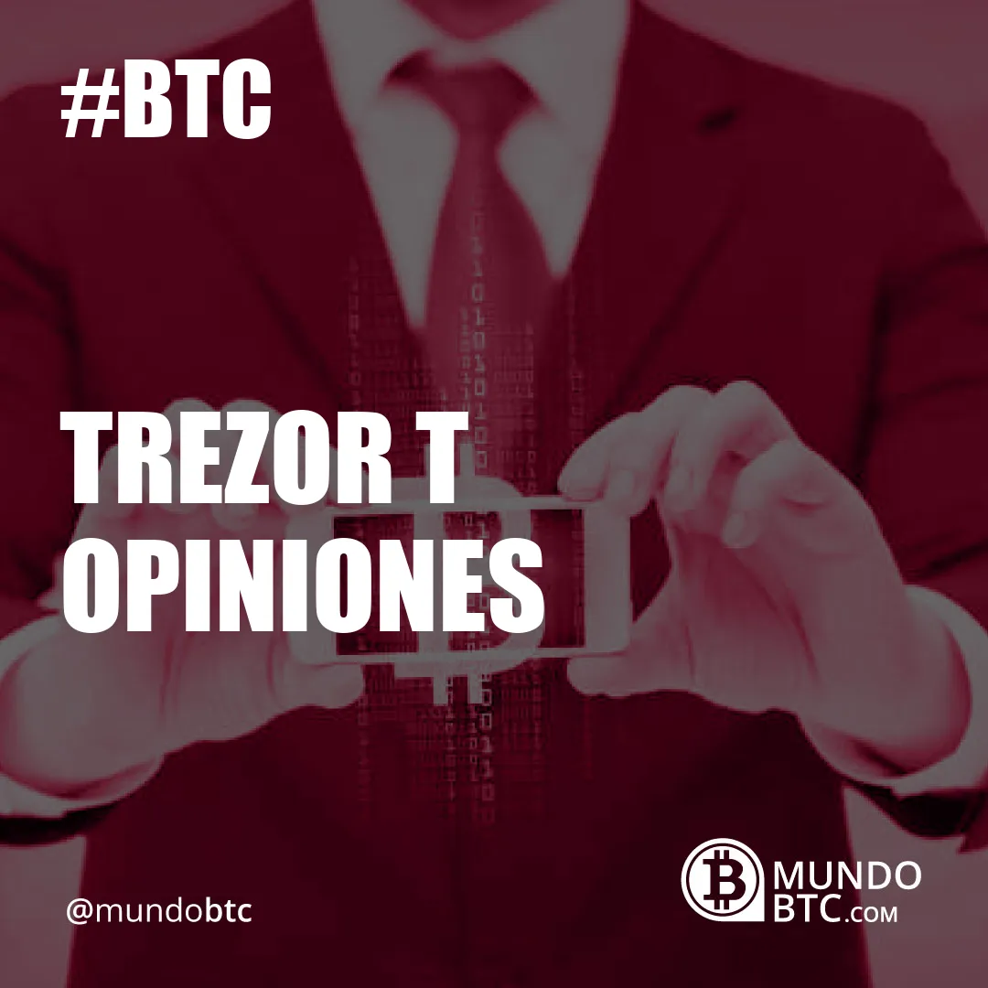 Trezor T Opiniones