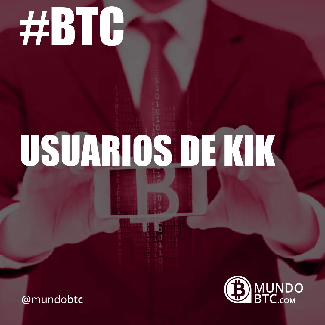 Usuarios de Kik