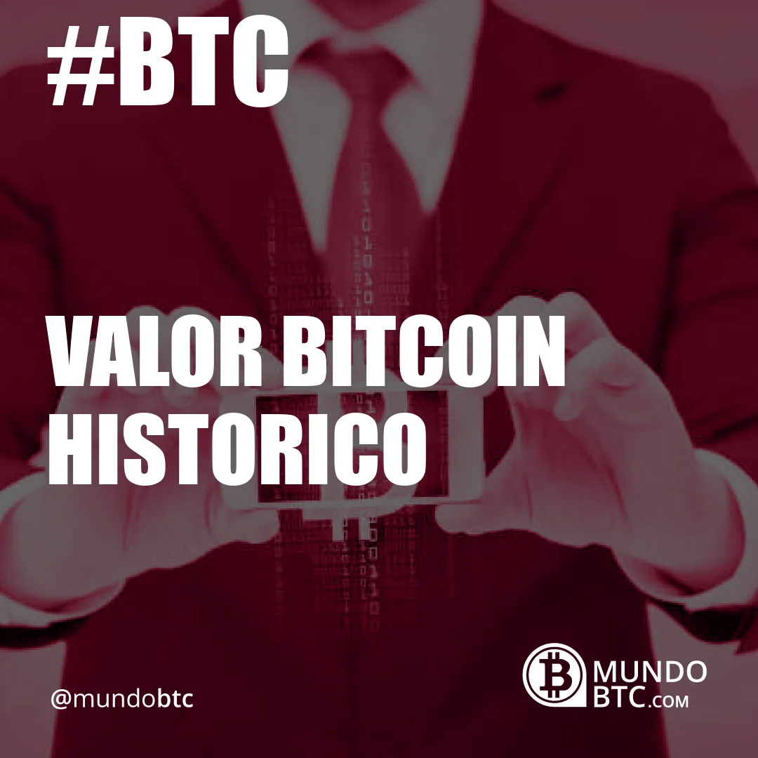 valor bitcoin historico