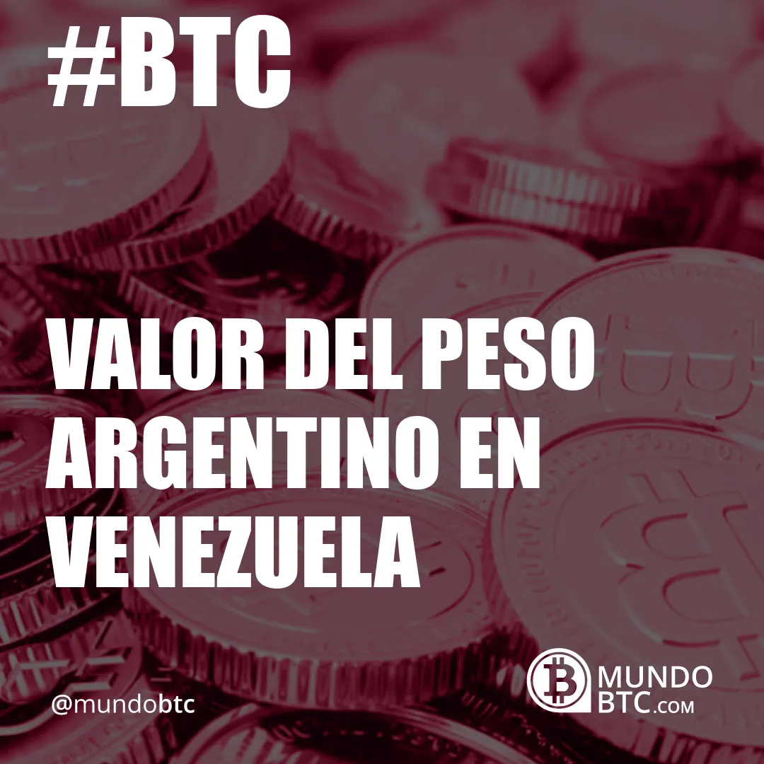 valor del peso argentino en venezuela