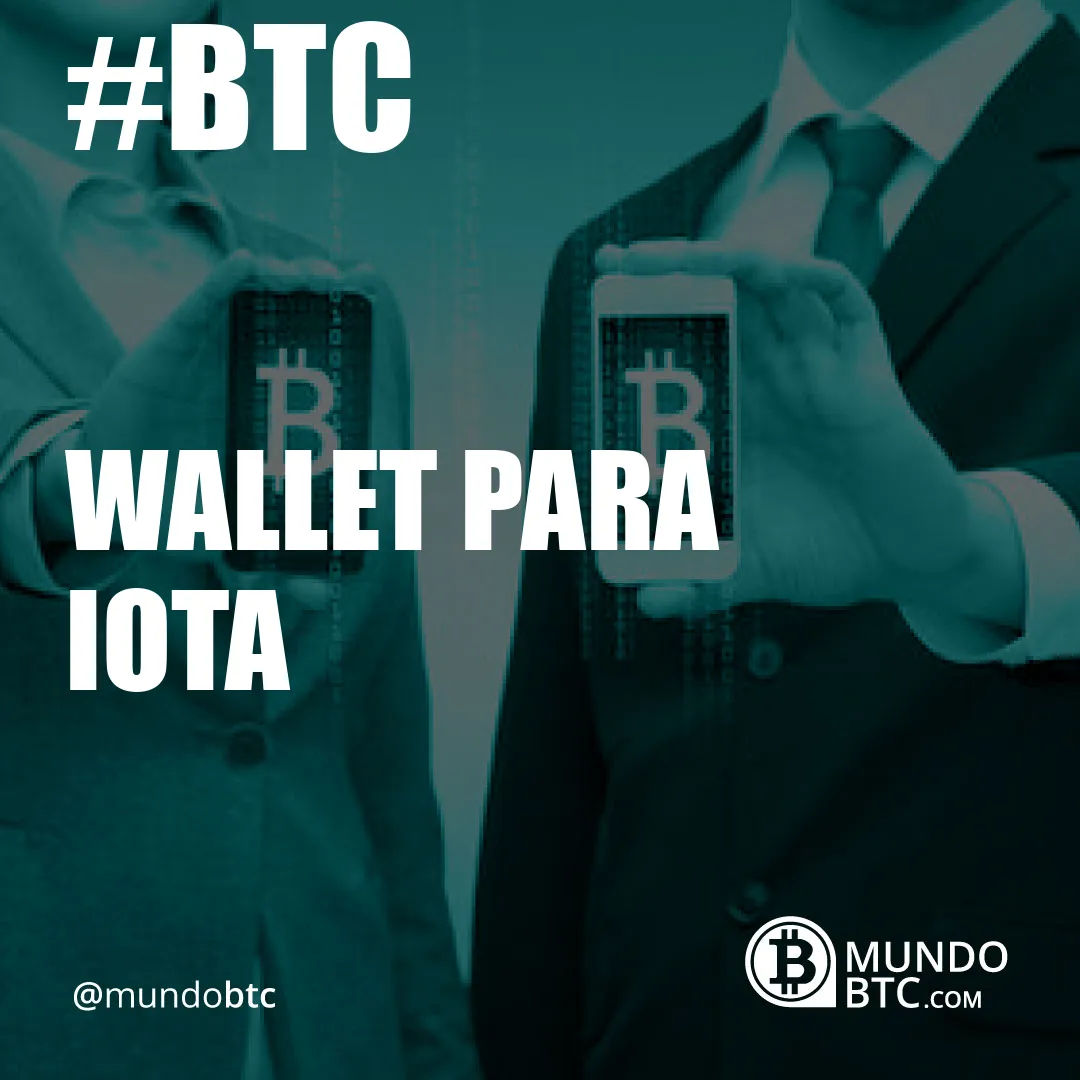 Wallet para Iota