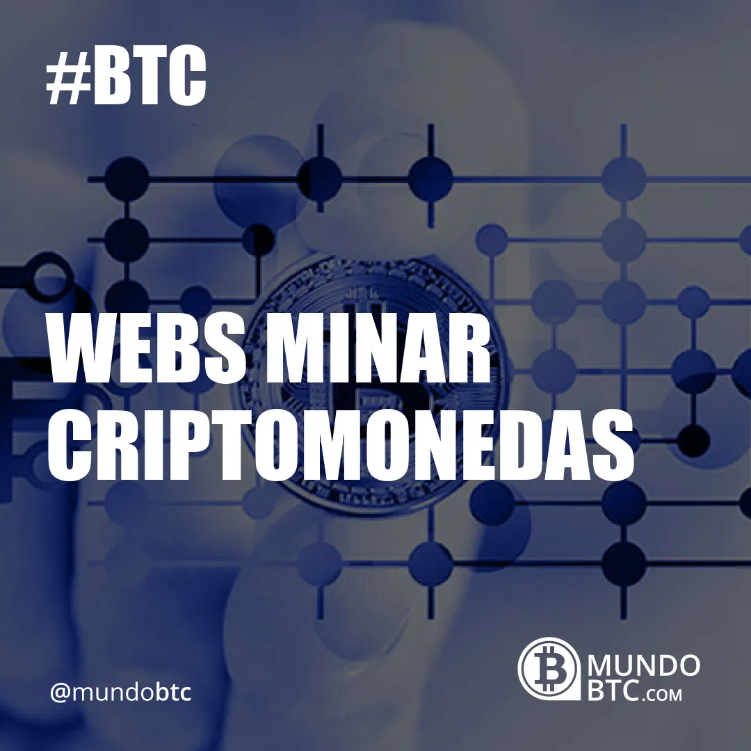 Webs Minar Criptomonedas