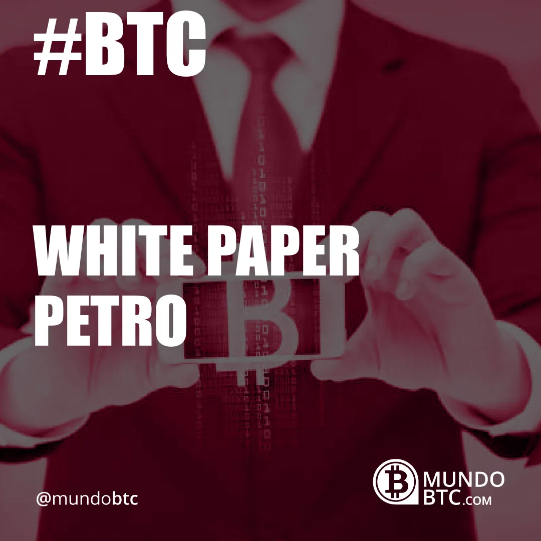 White Paper Petro