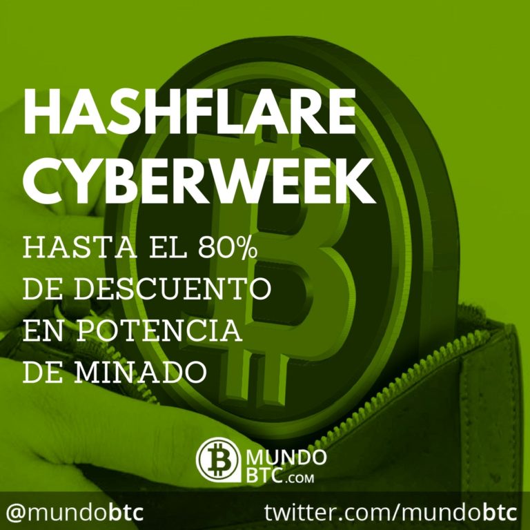 Hashflare Cyberweek: Hasta el 80% de Descuento en Minado de Criptomonedas