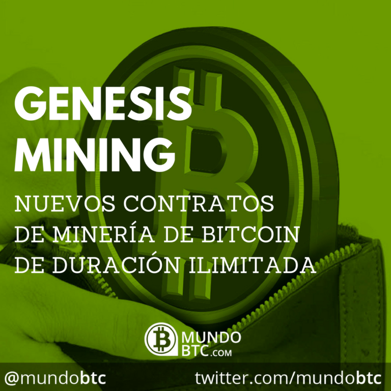 Preventa de Contratos de Minería de Bitcoin de Duración Ilimitada de Genesis Mining