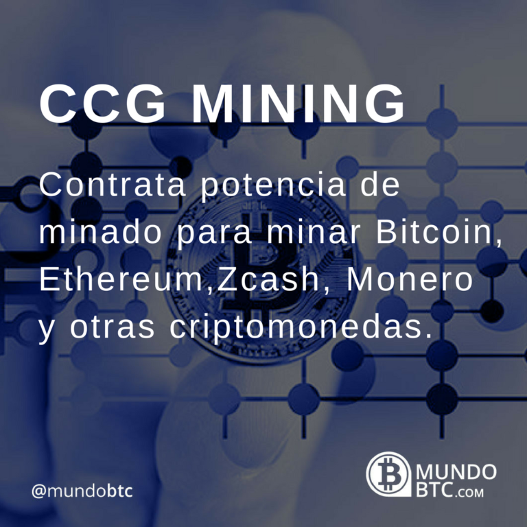 CCG Mining: Minado de Criptomonedas en la Nube