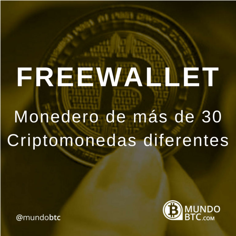 Freewallet Monedero Virtual de más de 30 Criptomonedas Distintas