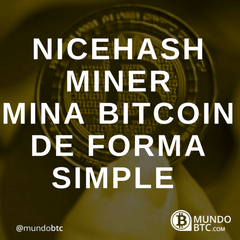 NiceHash Mejor Página para Minar Bitcoin con pocos Recursos