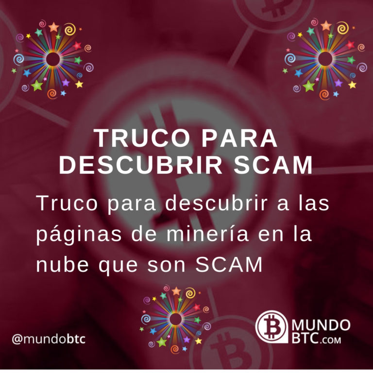 Truco para Detectar si una Página de Minería es SCAM